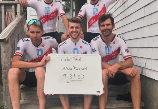 Halifax cycling team sets new record for Cabot Trail