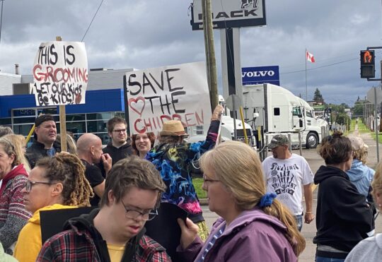 Protests, counterprotests over gender-inclusive education in schools