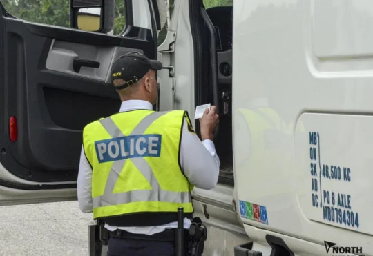 Commercial vehicles checked during traffic blitz