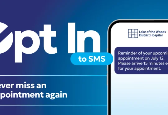 Hospitals in the region asking patients to Opt In