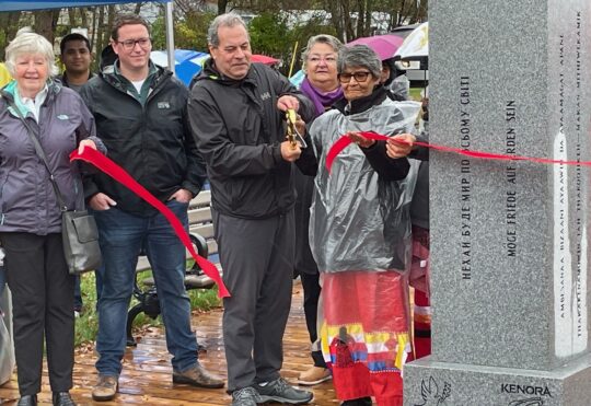 Ribbon Cutting for Rotary Peace Park