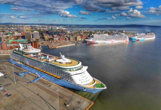 Three cruise ships due in Saint John on Wednesday