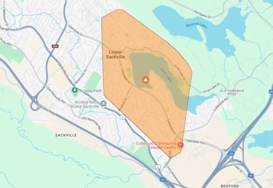 Power outage in Lower Sackville
