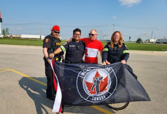 Ride to the Shield arrives in Kenora Saturday