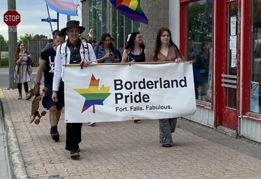 Pride walk not to cross Canada-U.S. border