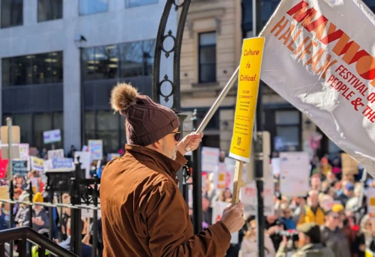 Nova Scotian’s stand together to protest against recent arts and culture cuts