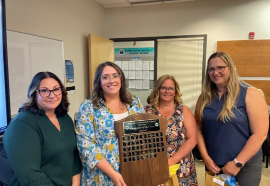 Public school board recognizes staff/partners