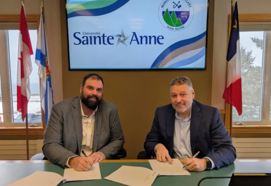 Clare, U Sainte-Anne form new partnership
