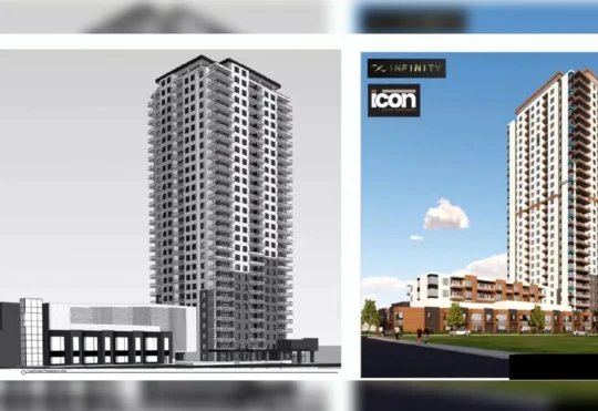 Fewer units, more parking in revised plan for Moncton’s tallest proposed high‑rise