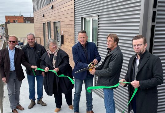 New apartment building officially opened