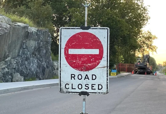 Delays and a closure planned