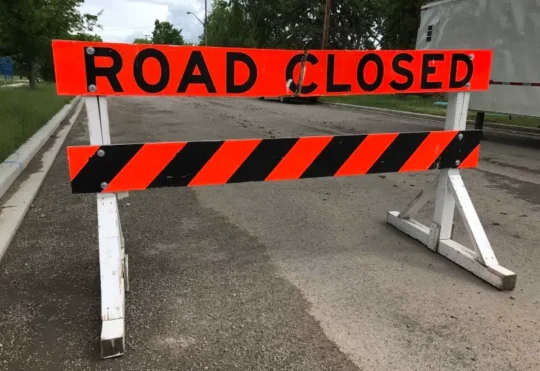 Month long road closures for storm sewer repairs