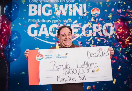 Moncton man spins big win on MEGA 360 wheel