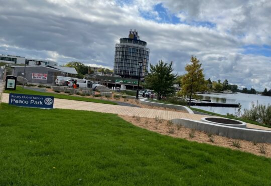 Rotary Peace Park nears completion