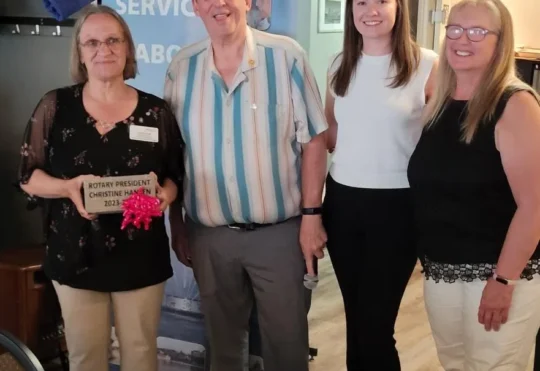 Kenora Rotary introduces three presidents