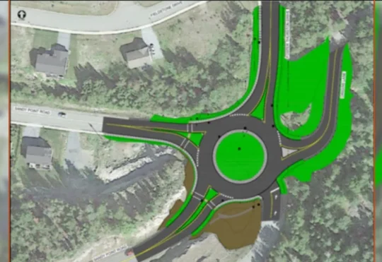 Info session set for Sandy Point Road roundabout project