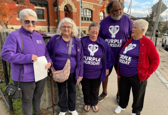 Local Royal Purple chapter marks Purple Thursday