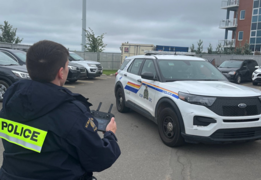 Lost woman quickly located by RCMP using drone technology