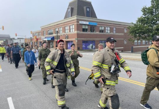 Rucksack march held in Yarmouth