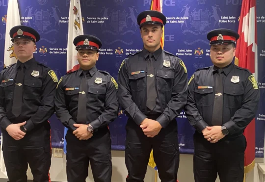 Saint John police welcome 4 new constables