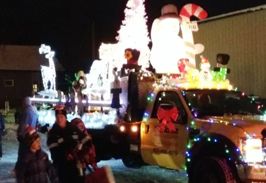 Santa Claus Parade Saturday evening