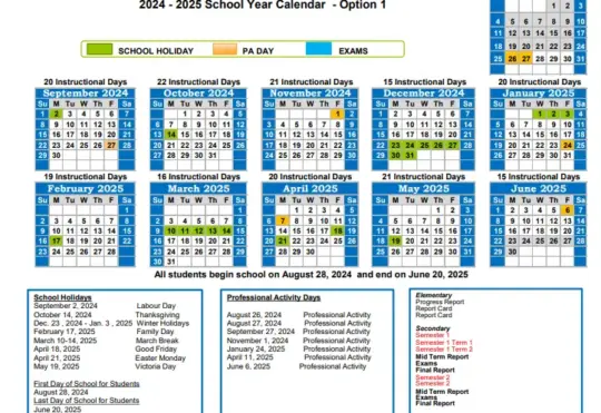 School calendar survey now open