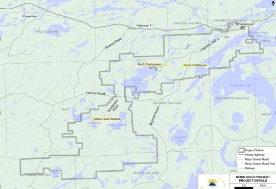 More drilling planned at Moss Gold project