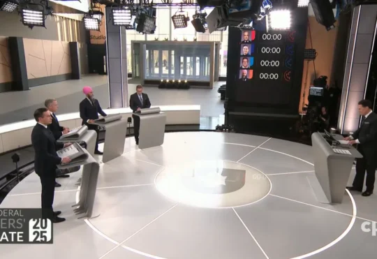 Federal leaders debate again on eve of advance polls
