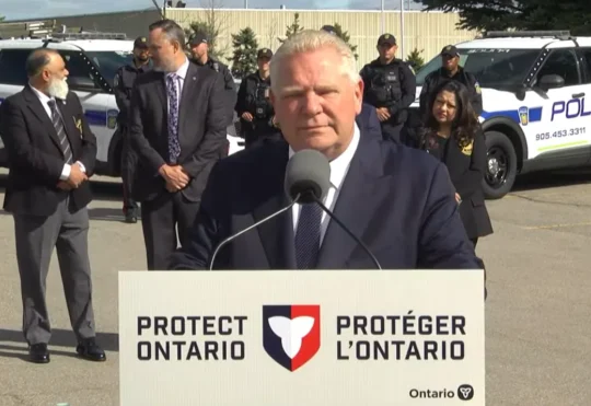 Ford looks to federal government again for bail reform.