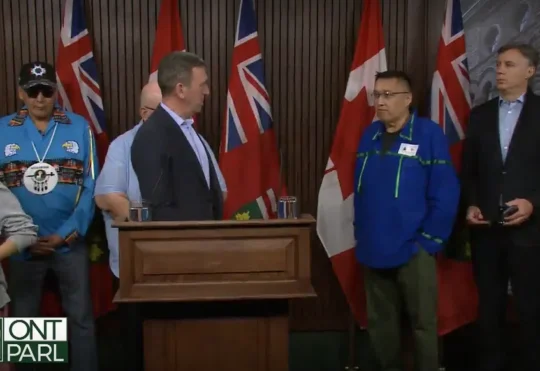 First Nations/Environmentalists speak out against mining bill