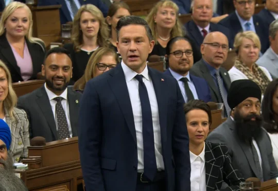 Conservative leader returns to House of Commons