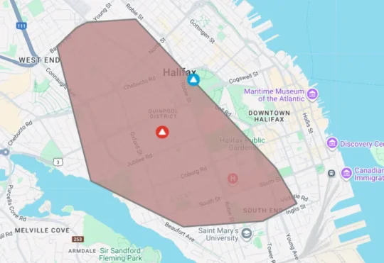 Over 5,000 without power on Halifax peninsula