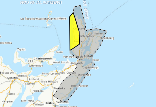Heavy rain, strong winds expected across parts of N.S.