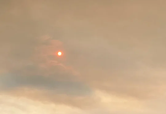Wildfire smoke from elsewhere reaches Quad Counties