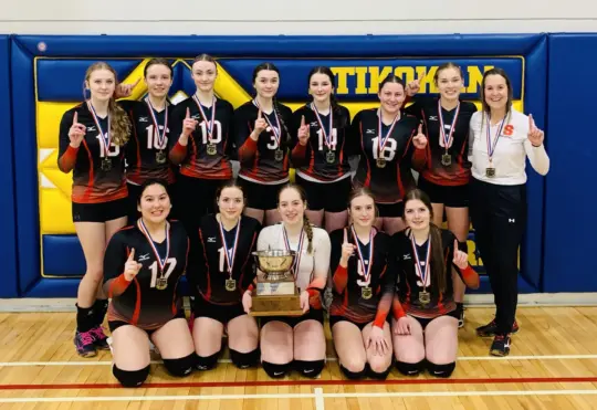 Saints reach volleyball final