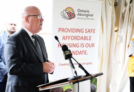 Province supports housing project