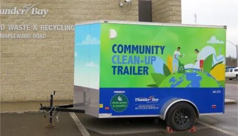 Thunder Bay launches clean-up trailer in hopes for a cleaner city