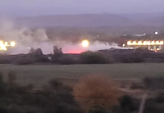 Sussex firefighters battle blaze at sawmill