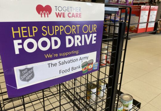 Food drive underway for the Salvation Army
