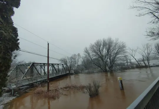 Report heavy rainfall damage to the province