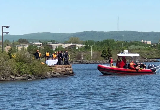 Two boaters rescued in Lake Superior