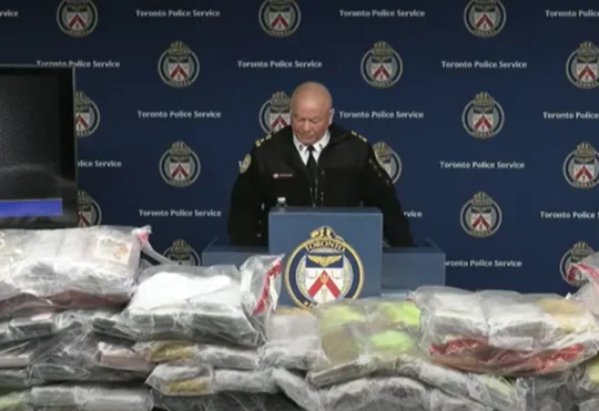 Toronto Police make $83 million cocaine seizure