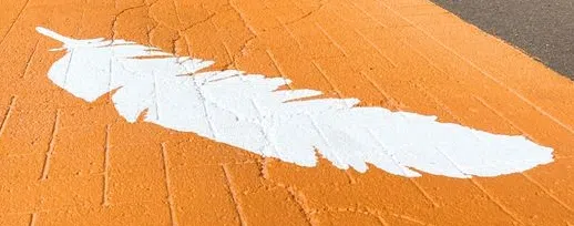 New Indigenous crosswalk in Riverview