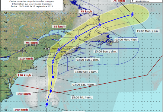 Lee to bring heavy rain, high winds and large waves to N.B.