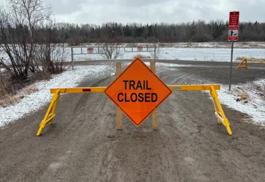 Heavy rain impacts roads and trails in Salisbury