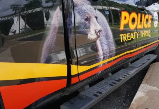 Treaty Three Police arrest axe-wielding suspect