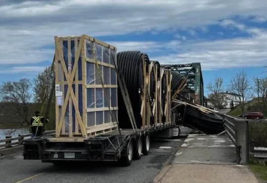 Truck hits bridge in St. George