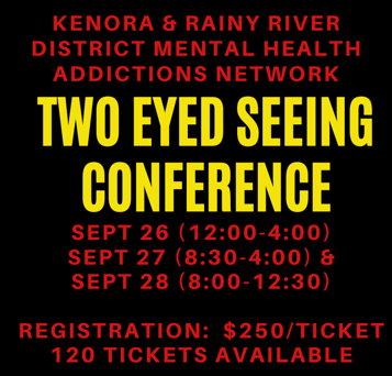 Mental health conference taking place in Kenora