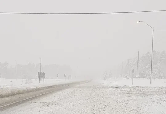 Highway 105 closed near Vermilion Bay due to disabled vehicle