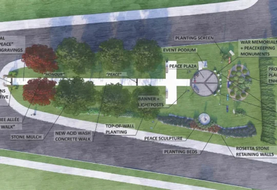 5 new memorial monuments at Grand Bay-Westfield park